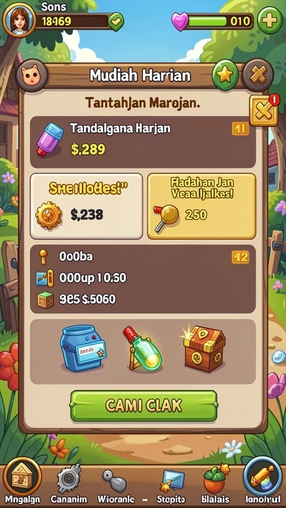 Tampilan antarmuka yang menarik dan mudah digunakan.