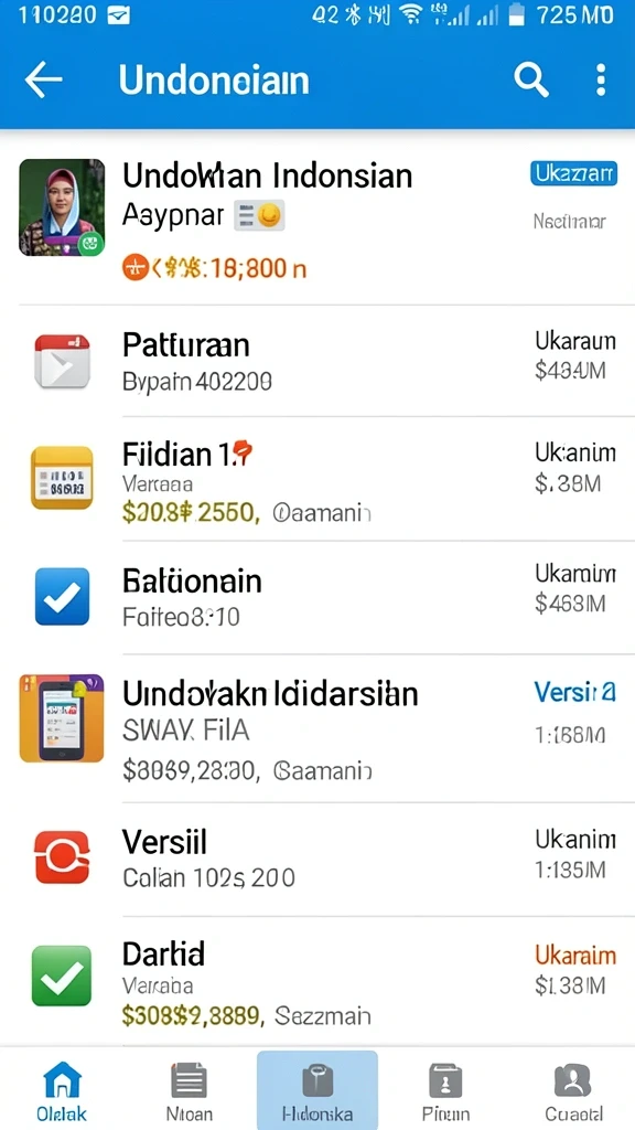 Tampilan awal game dengan desain yang menarik.