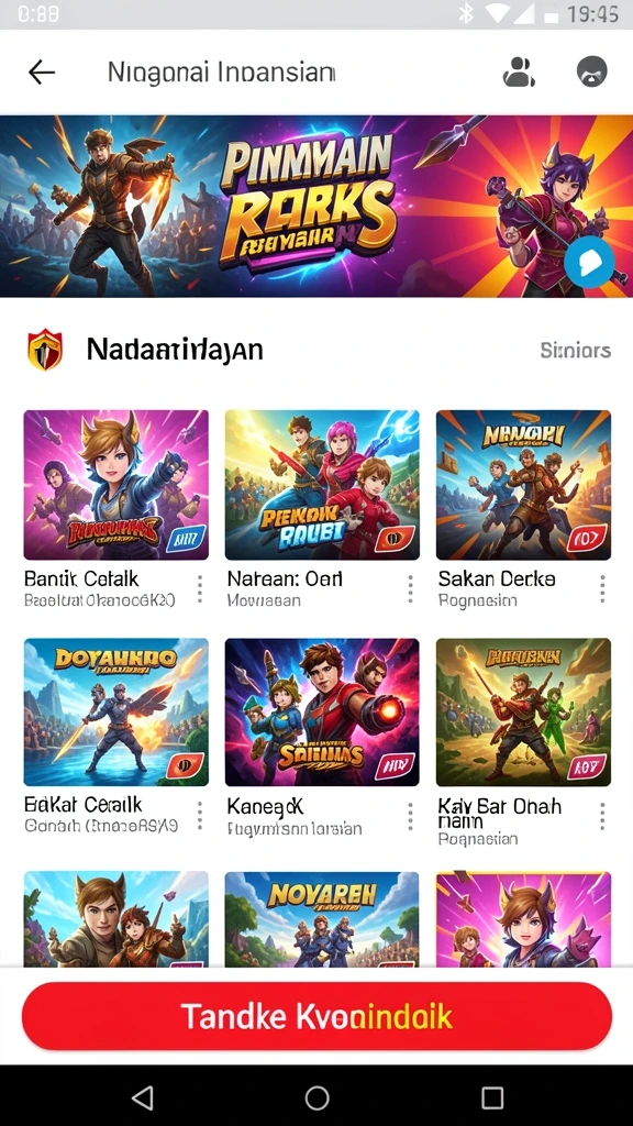 Momen aksi menarik saat menyelesaikan level.