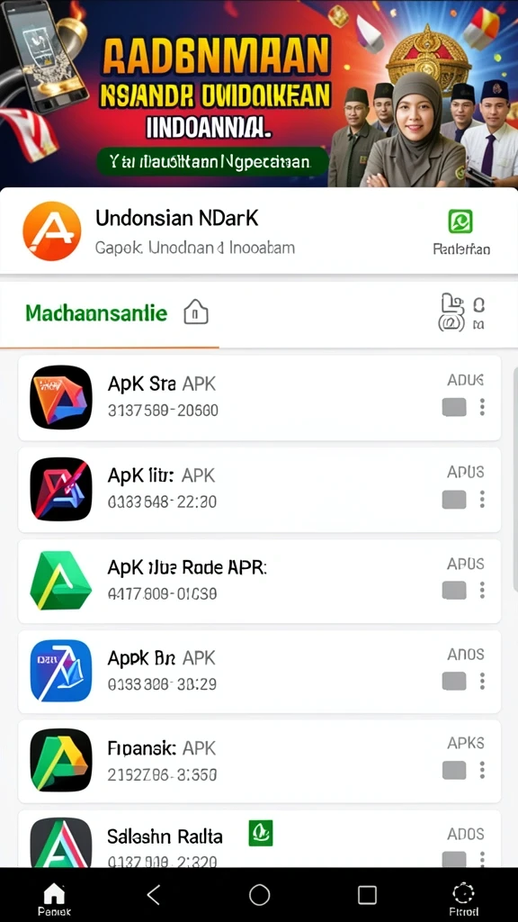 Tampilan karakter yang menarik dan dinamis.