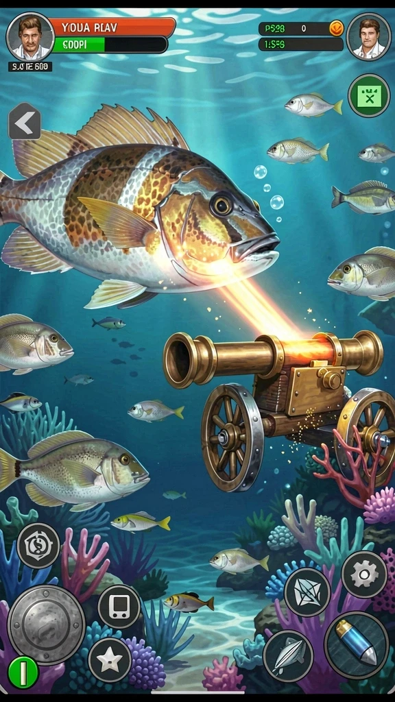 Screenshot menggambarkan karakter yang sedang bertarung di level yang menantang.