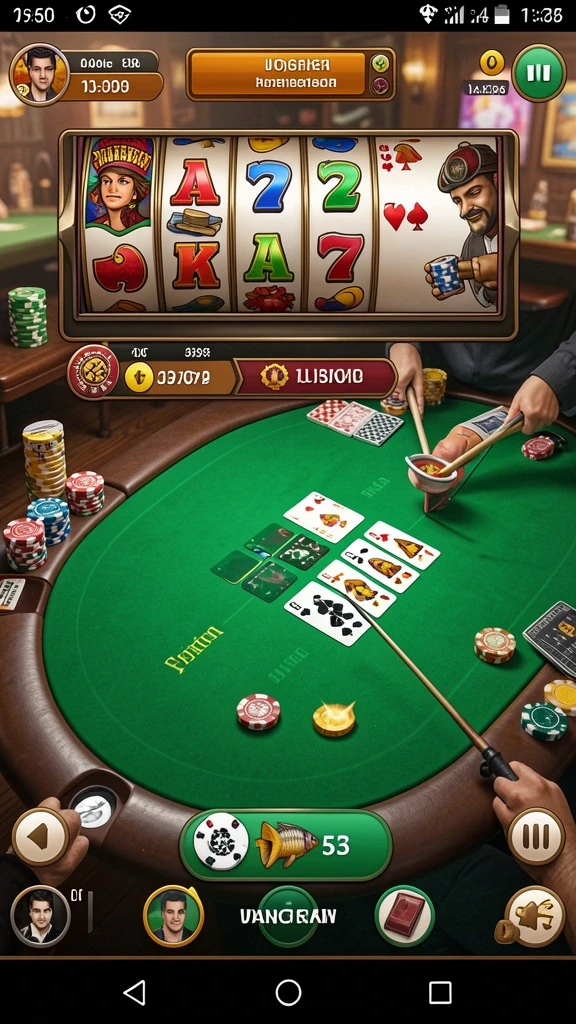Tangkapan layar interaksi antar pemain dalam game.