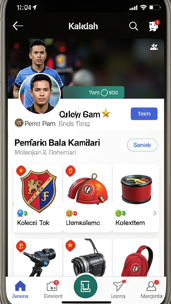 Tampilan awal yang sederhana namun menarik.