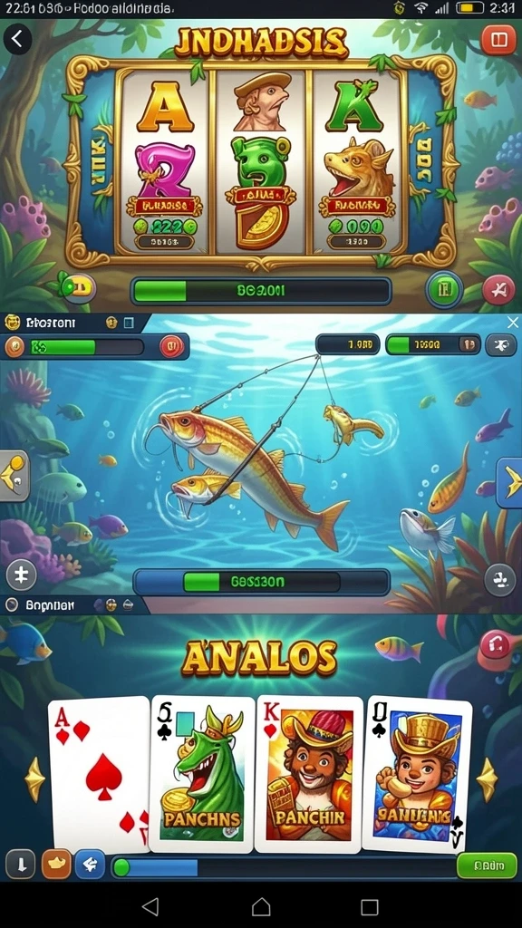 Ilustrasi karakter unik yang dapat dimainkan dalam BOS5000.