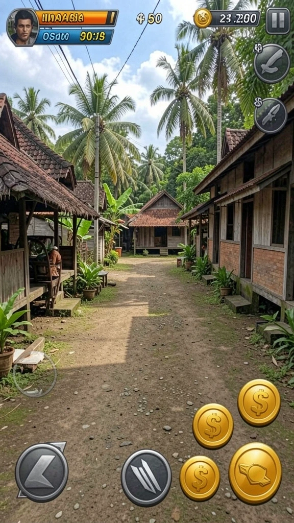 Screenshot dari sebuah misi menarik di BOS5000.