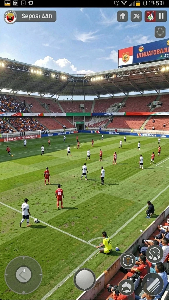 Gambar tampilan utama dengan berbagai mesin slot.