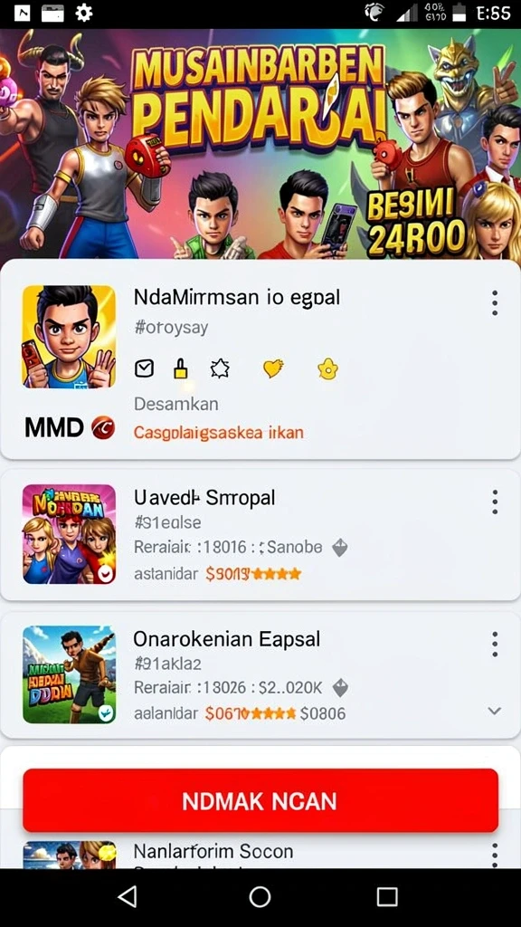 Beragam tantangan menunggu di setiap level permainan.
