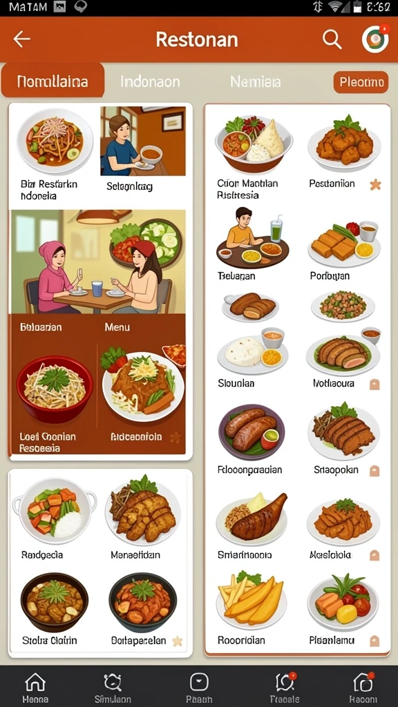 Tampilan antarmuka yang menarik dan mudah dinavigasi.