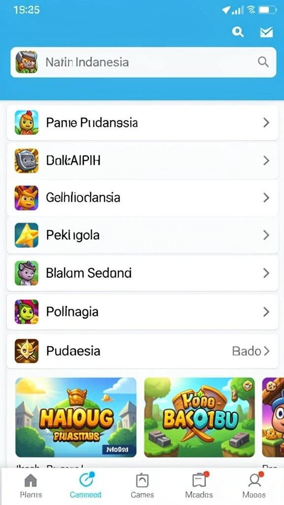 Tampilan awal permainan DEWIHOKI yang menarik.
