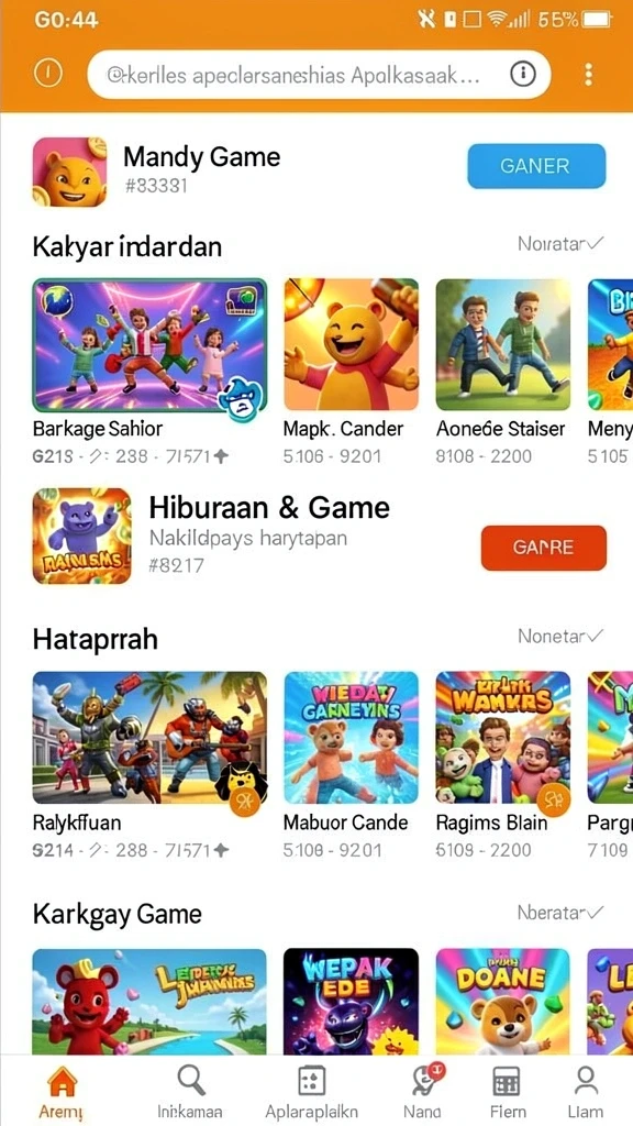 Tangkapan layar ketiga memperlihatkan grafis menakjubkan dari galaksi yang berbeda.
