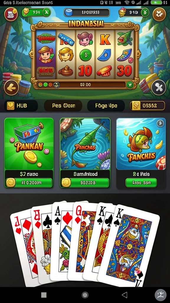 Antarmuka pengguna GARASISLOT yang menawan.