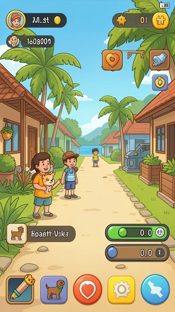 Screenshot menampilkan antarmuka pengguna HOMETOGEL yang menarik.