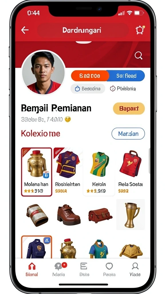 Tampilan awal yang menarik dan ramah pengguna.