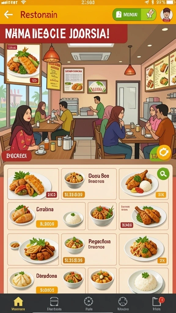 Interface yang ramah pengguna dan intuitif.