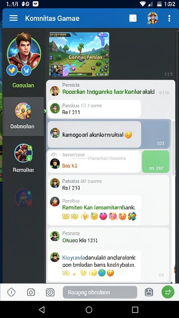 Gameplay seru dengan berbagai karakter unik.