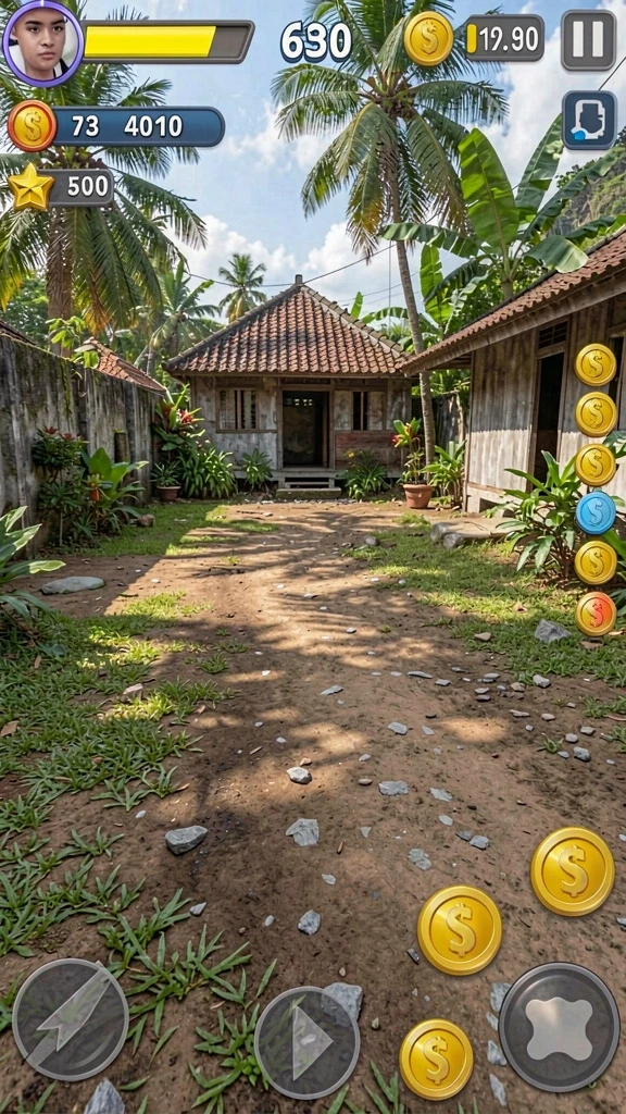Tantangan level yang semakin seru dan mendebarkan.