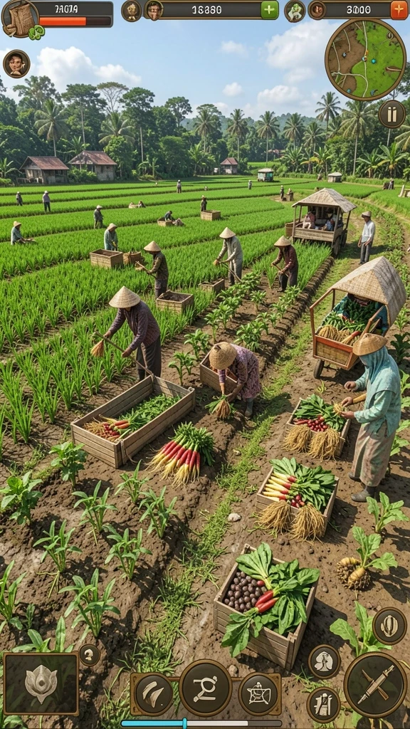 Tampilan grafis yang menarik dan berwarna.