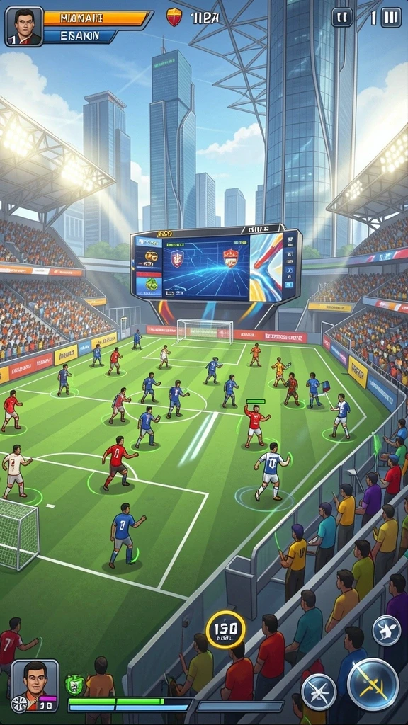 Tangkapan layar memperlihatkan interaksi karakter dalam game.