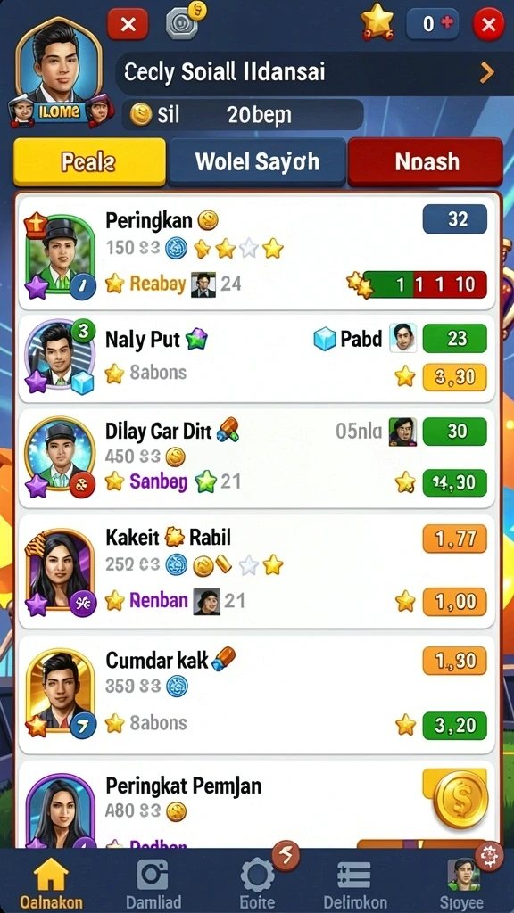 Tampilan grafis yang memukau di dalam NAGAEMPIRE.