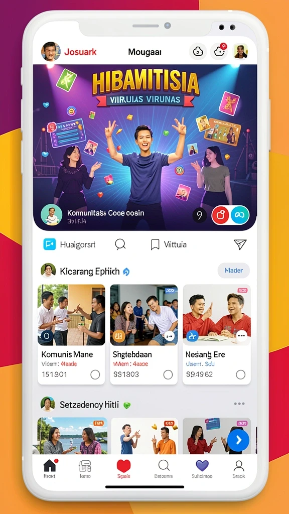 Visual yang memukau dari karakter dalam NAGAWIN.