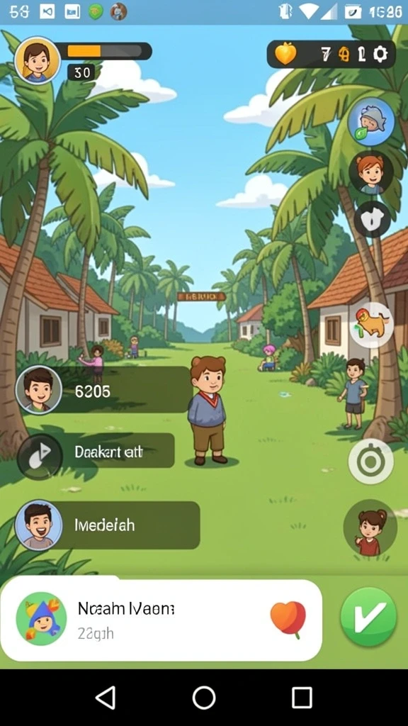 Fitur komunitas yang memungkinkan interaksi antar pemain.