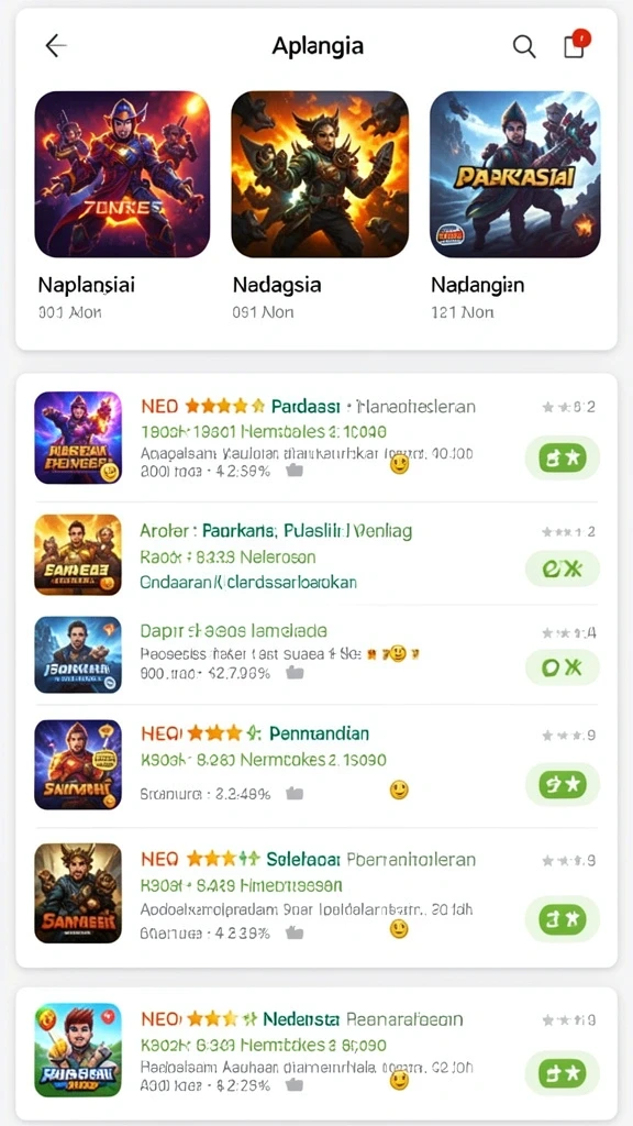 Tampilan antarmuka yang menarik dan user-friendly.