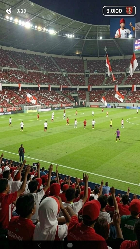 Tangkapan layar interaksi karakter dalam permainan.