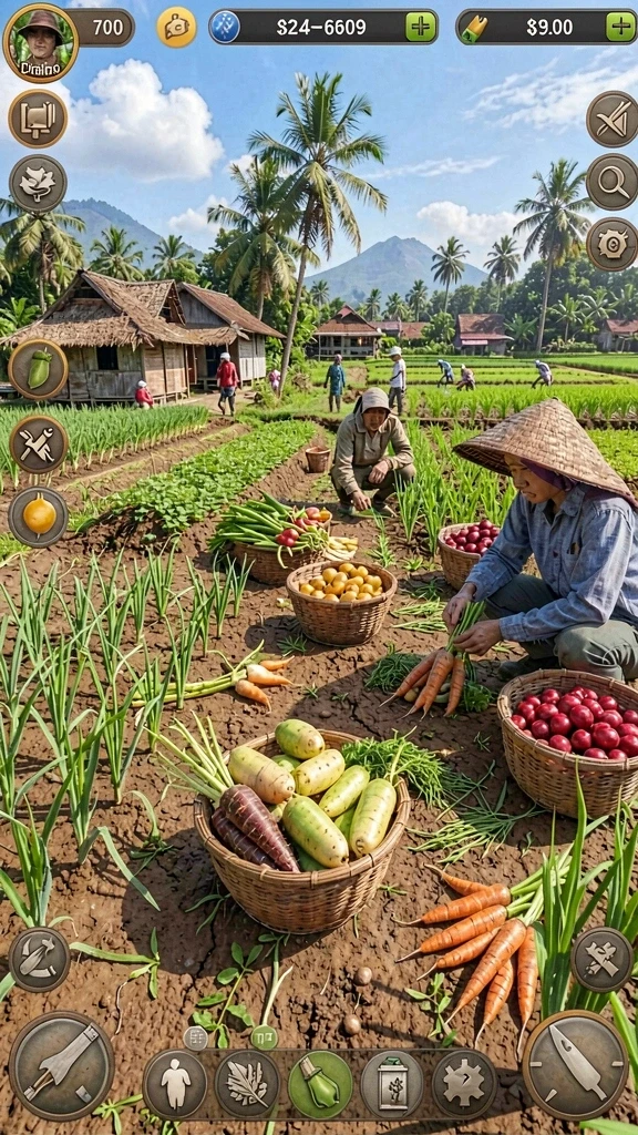 Tangkapan layar menampilkan pemandangan alam yang menakjubkan.
