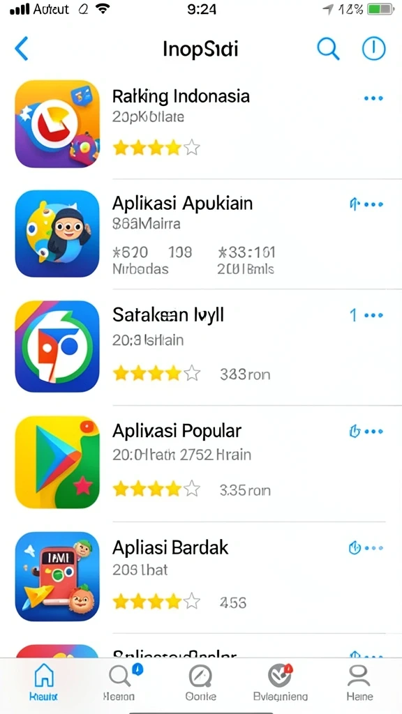 Tampilan awal level yang menarik dan penuh warna.