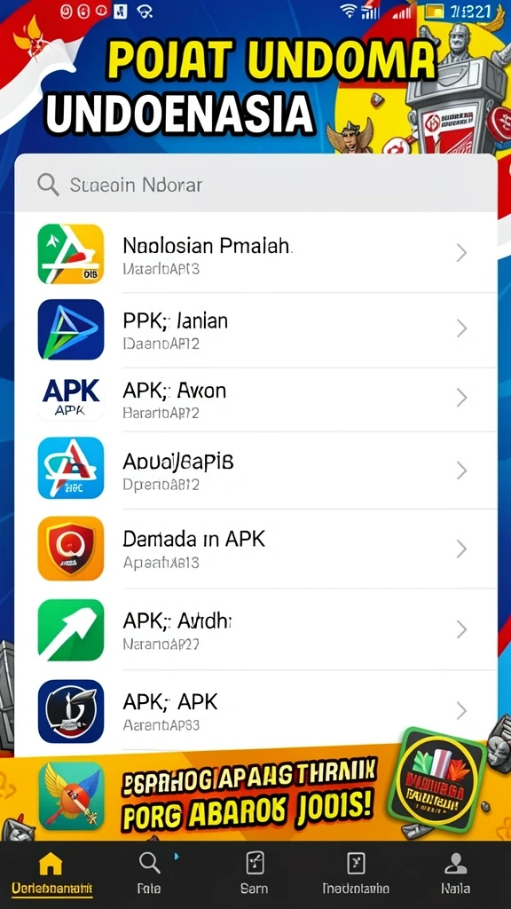 Tampilan antarmuka yang menarik dan sederhana.