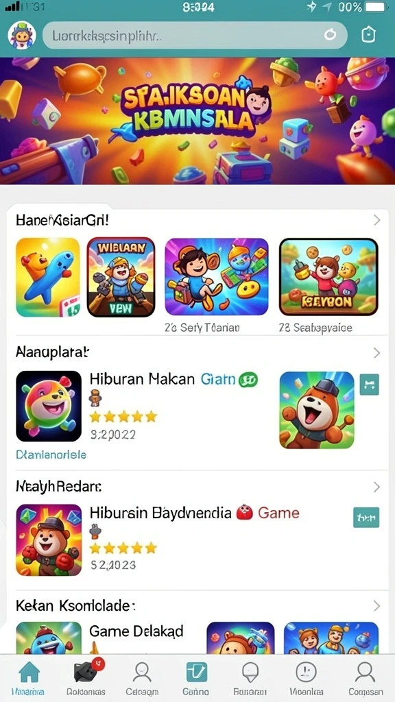 Tampilan menarik dengan grafis memukau.