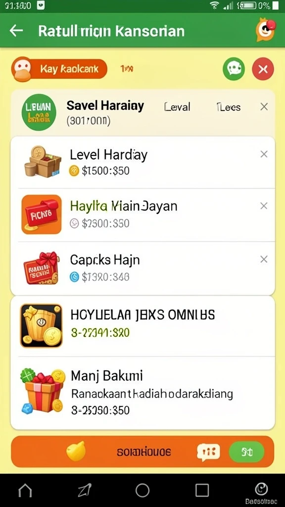 Tampilan antarmuka yang user-friendly dan menarik.