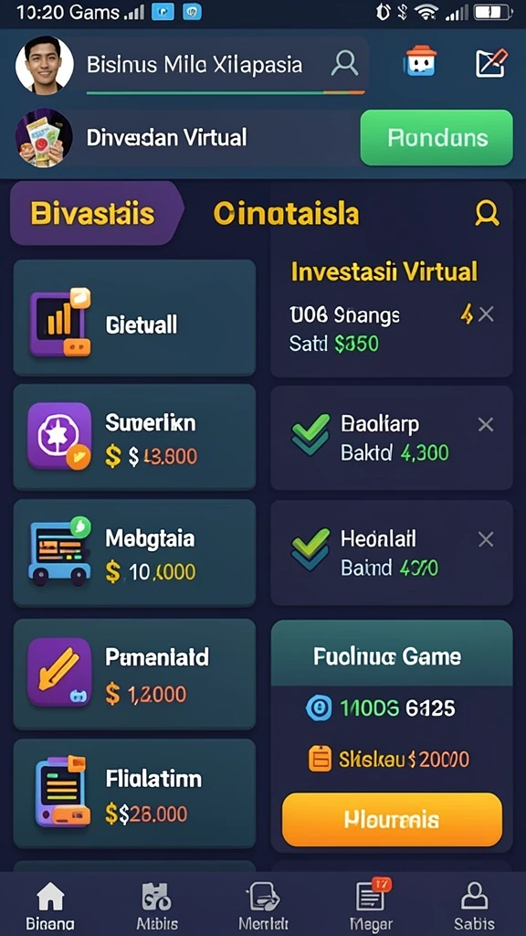 Pengaturan level yang menantang dan beragam.