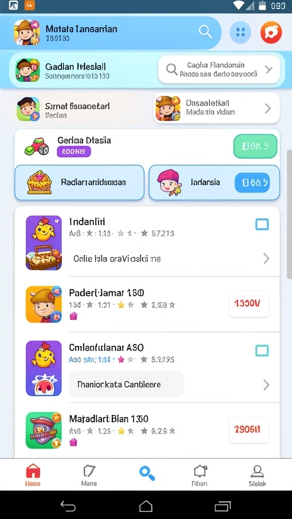 Grafik menawan yang memikat di setiap level permainan.