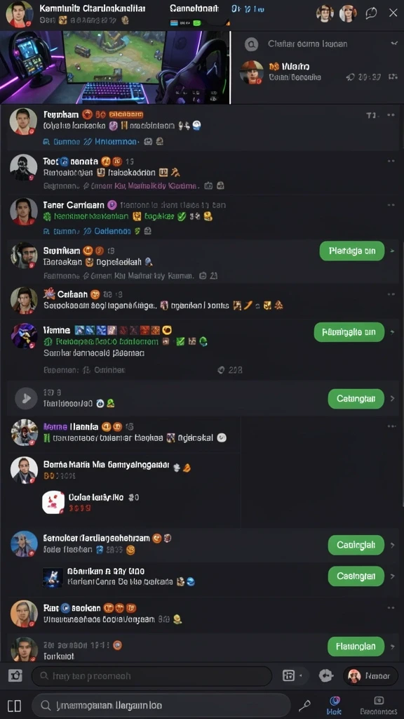 Karakter-karakter unik dengan kemampuan khusus.